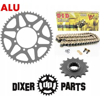 Řetězová sada pro motocykl Sada řetězového pohonu 15/65 ALU + ZLATÝ řetěz DID 525 VX - Suzuki GSX-R 600 750
