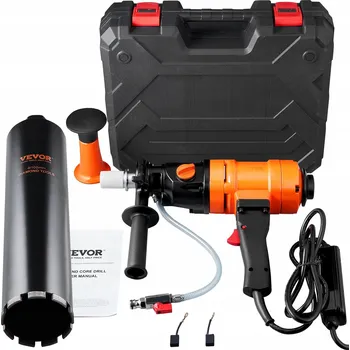 Vrtačka Diamantová vrtačka 1500W na betonu 10,2 cm ruční vrtání otvorů