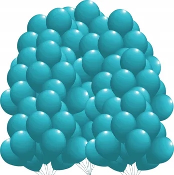 Balónek PASTELOVÉ BALÓNKY SVATBA NAROZENINY 100 ks TYRKYSOVÉ