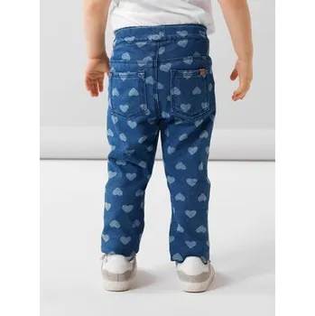 Dámské legíny NAME IT Legíny 13218347 Modrá Slim Fit 110