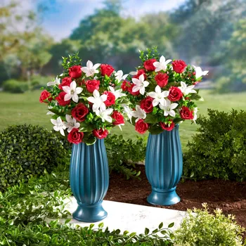 Smuteční dekorace 3Pagen 2 vázy na hrob Výška 40 cm