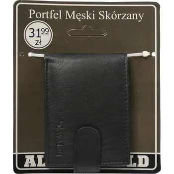 Peněženka 4U Cavaldi Pánská kožená peněženka Xuk černá One size