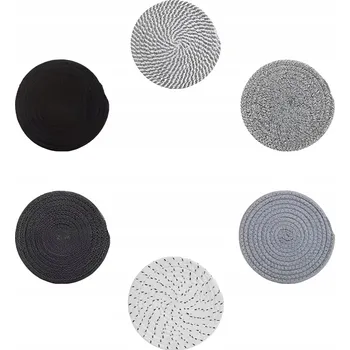 prostírání Látkové prostírání na stůl pod hrnce, talíře a pánve – bavlněné, sada 6 Ks