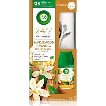 Osvěžovač vzduchu Air Wick Freshmatic Sandalwood & Vanilla 250 ml Sandalwood & Vanilla