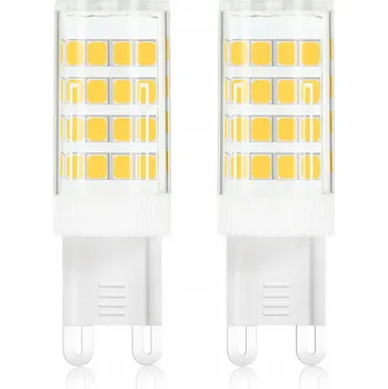 Žárovka LED žárovka G9 5W = 40W teplá bílá 2 kusy