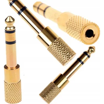 Audio kabel ADAPTÉR VELKÝ JACK 6,35 MALÝ JACK 3,5