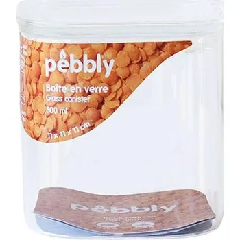 Skleněná dóza Pebbly PKV-044