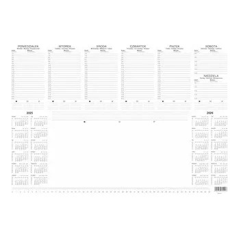Kalendář Kalendarz biurowy 2026 biuwar z listwa 2026