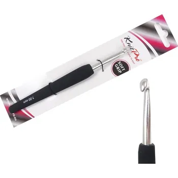 Věšák Černý kovový háček 7 mm