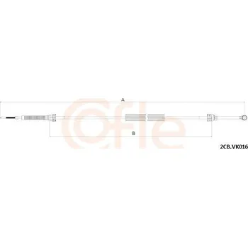 Tazne lanko, rucni prevodovka COFLE 2CB.VK016
