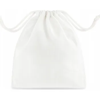 Kosmetická taška BAVLNĚNÝ SÁČEK 22x16 cm BÍLÝ 145g na KOSMETIKU, BIŽUTERII, EKO KOSMETICKÁ TAŠKA