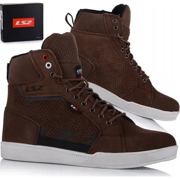 Moto obuv Moto boty LS2 Downtown Men Taupe Brown, velikost 42