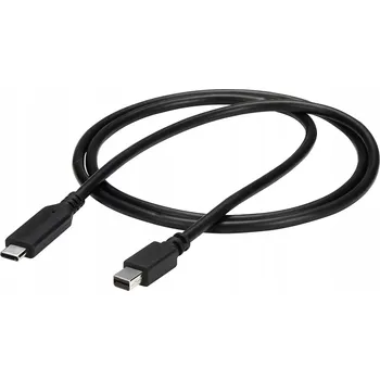 Datový kabel StarTech.com CDP2MDPMM1MB kabelový adaptér 1 m USB-C na Mini DisplayPort, černý