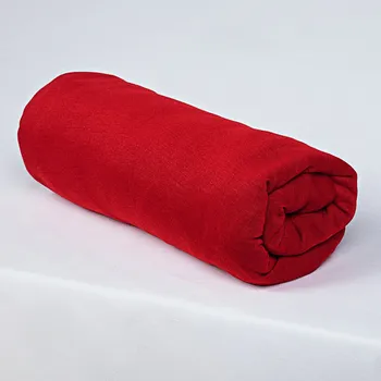 Prostěradlo 3Pagen 2 napínací prostěradla červená 100x200 cm