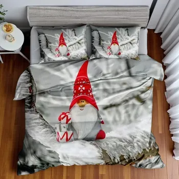 Povlečení Povlečení NADALLE GREY 7-dílná sada 140x200 cm