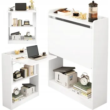 Konferenční stolek Konzolový Stolek Rebiko bílá 64 x 82 x 20 cm