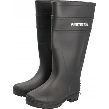 Pracovní obuv Holínky PROTECT2U z PVC černé, 45