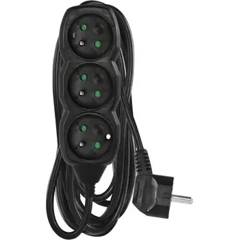 Prodlužovací kabel Prodlužovací přívod 3 zásuvky 5m EMOS PC0315R