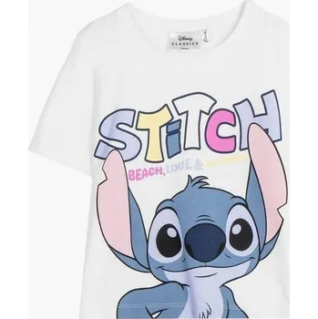 Dívčí oblečení TRIČKO LILO A STITCH Cer 2900002816 bílé Velikost: 116