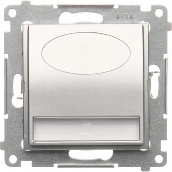 Nástěnné svítidlo Nástěnné svítidlo Kontakt-simon 0,56 W integrovaný LED zdroj 7,5 cm stříbrné