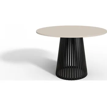 Jídelní stůl Moderní kulatý stůl Vivo 90 cm bílý do obýváku a jídelny