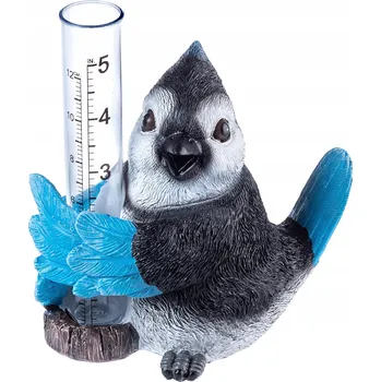 DEŠŤOMĚR MĚŘIČ DEŠŤOVÝCH SRÁŽEK SUMÁTOR SRÁŽEK DEKORATIVNÍ S PTÁKEM