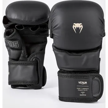 MMA rukavice MMA sparingové rukavice Venum Impact Evo - Black černé Velikost: LXL