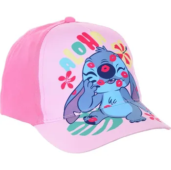 Kšiltovka KŠILTOVKA LILO A STITCH SC ye 40030 růžová Velikost: 52