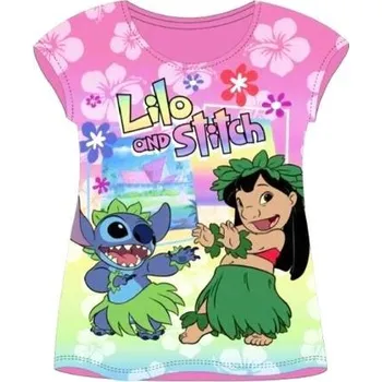 Chlapecké tričko TRIČKO LILO A STITCH Em C864 růžové Velikost: 140
