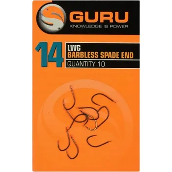 Rybářský háček Guru LWG Spade Hooks Háčky na břemeno, přívlač a plovák 10 ks