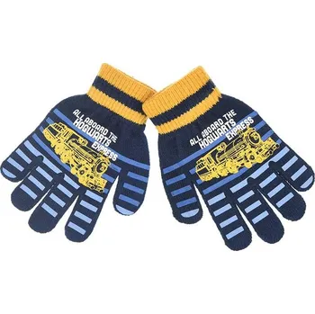 Rukavice RUKAVICE HARRY POTTER vh 4100 tm. modré Velikost: uni