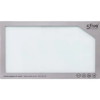 Kuchyňské prkénko Krájecí deska TVRZENÉ SKLO Bílá 52x30 cm