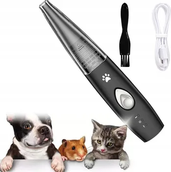 Strojek na vlasy ELEKTRICKÝ STŘÍHAČ ZASTŘIHOVAČ PAZOURŮ PRO PSY A KOČKY - TICHÝ A BEZPEČNÝ