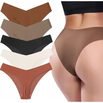 Dámské spodní prádlo SET MIX x5 ks KALHOTKY KALHOTKY LASEROVÉ BEZEŠVÉ BRAZILSKÉ KALHOTKY DÁMSKÉ 38 M