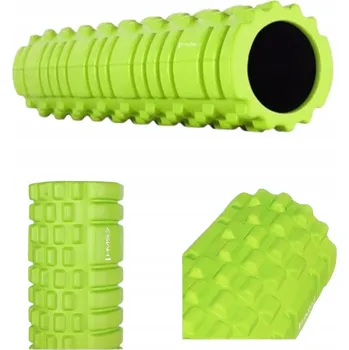 Pěnový válec Masážní válec s výstupky HMS 45 cm x 14 cm zelený
