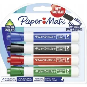 Popisovač na bílou tabuli vícebarevný Paper Mate 4 ks