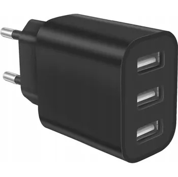 Výkonná Síťová Nabíječka ve Tvaru Kostky 3 x USB 3 Porty 5V 3.4A