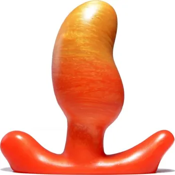 Anální kolík Sinnovator Bean Platinum Silicone Butt Plug 4.9 Inches, prémiový silikonový anální kolík 12,5 x 2,5–4,9 cm