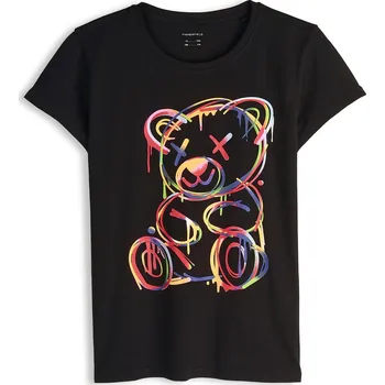 Dívčí tričko GATE Bavlněné tričko s potiskem 8Y 825-0199/89