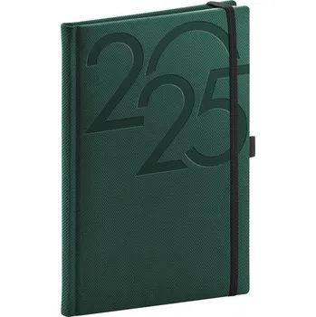 Diář Notique Týdenní Diář Ajax 2026, Zelený, 15 x 21 cm