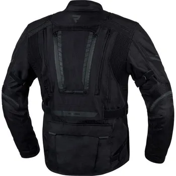 Moto bunda Rebelhorn HIKER III černá textilní bunda na motorku XL