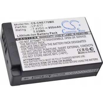 Baterie CS-CNE170 pro Canon - LP-E17