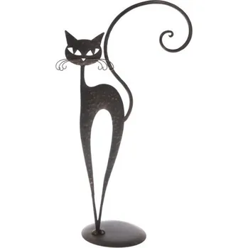 Kovová dekorace - kočka