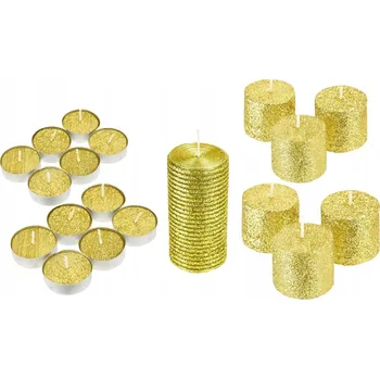 Svíčka Parafínové čajové svíčky Dommio 19 ks