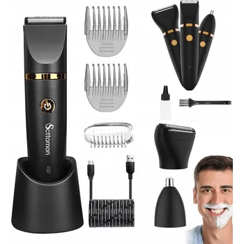 Holicí strojek BEZDRÁTOVÝ ZASTŘIHOVAČ VOUSŮ STROJEK NA STŘÍHÁNÍ A HOLENÍ VLASŮ