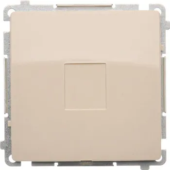 vypínač Kryt zaslepovací s kovovým třmenem, Simon Basic BMPS.01/12, béžová