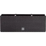 Samozavlažovací květináč Prosperplast Rato Case 51,4 x 19 x 18,6 cm hnědý
