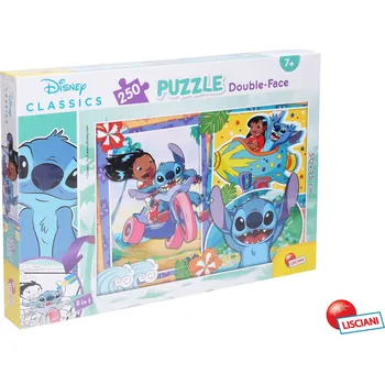 Puzzle LISCIANI Oboustranné Lilo a Stitch 250 dílků