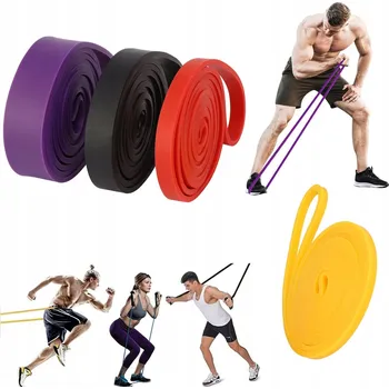 SADA 4 POSILOVACÍCH GUM silná odporová guma fitness