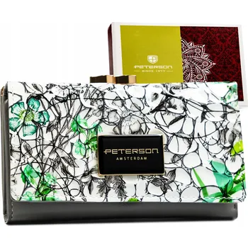 Peterson peněženka z pravé kůže, vícebarevná - dámská